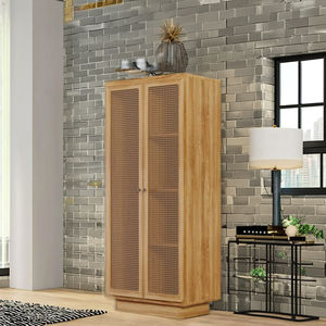Armoire haute moderne et élégante en bois de teck massif Meubles de chambre à coucher de haute qualité - Product Image 1