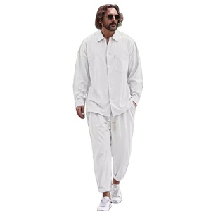 Nuevo Conjunto Deportivo de Invierno para Hombre, 2 Piezas, Chaqueta + Pantalón, Traje Deportivo de Felpa, Secado Rápido, Transpirable, Poliéster/Algodón, Asia - Product Image 5