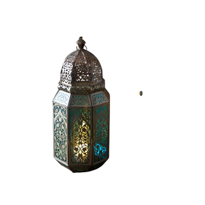 Nouveau design moderne vaisselle marocaine lanterne décorative meilleure qualité métal cuivre fini lanterne pour mariage décorer - Product Image 2