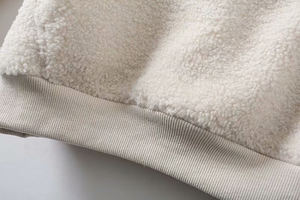 Winter Casual Wear Clothing New Wholesale Custom Full Sleeves <b>Sherpa</b> <b>Fleece</b> Hoodie Pullover Style for <b>Men</b> - Product Image 5