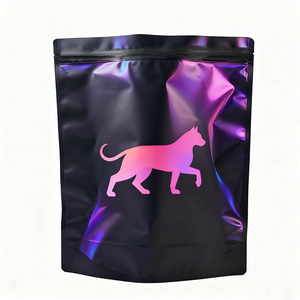 Bolsa de Mylar Negra Mate Personalizada, de Gran Tamaño y Diseño Grueso, Bolsa de Embalaje Vertical para Ropa - Product Image 1