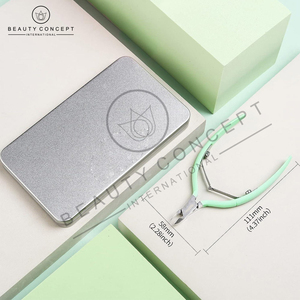 Green Color Handle Non Slip Product Easy to Use Good Selling Make Own Nail Nipper by Beauty Concept International - Product Image 5