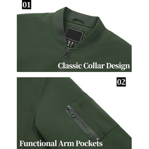 Giacca Bomber Invernale Personalizzata da <span class=keywords><strong>Uomo</strong></span> con Collo in Pelliccia Sintetica, Fodera Spessa, Tasche Funzionali e Supporto <span class=keywords><strong>Completo</strong></span> per Etichetta Privata OEM ODM - Product Image 2