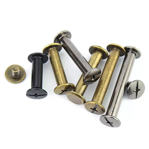 Remache de unión macho y hembra M3 M4 M5 M6, tornillo Chicago para carteras, bolsos, calzado, artesanía en cuero, prendas de vestir y cinturones - Product Image 1
