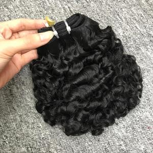 Recién llegado extensiones de cabello Remy vietnamita crudo rizado birmano con color natural sin enredos o desprendimiento fácil cuidado - Product Image 5