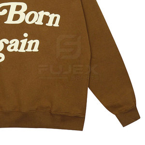 Nouveau Style de fabricant professionnel Puff Printing Hoodies Conception de fermeture éclair de haute qualité pour la vente en gros d'hiver - Product Image 5
