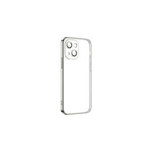Étui de protection Netzy Premium Luxury Slim Fit pour iPhone 13 Mini, coque arrière texturée en crêpe argenté - Product Image 1