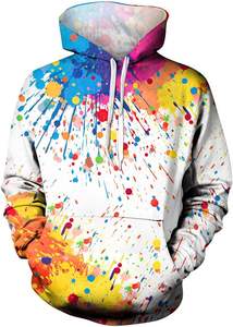 Poliéster de alta calidad Gráfico digital personalizado 3D Impreso Zip up Sudadera de invierno Sudaderas con capucha Chaquetas con logotipo bordado - Product Image 3