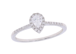 เซ็ตแหวนหมั้นเพชรสำหรับผู้หญิง0.39กะรัต F-G/เทียบกับแล็บสำหรับผู้หญิง - Product Image 3