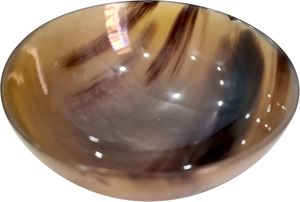 Haute qualité fait à la main poli couleur naturelle jetable corne de buffle bol vaisselle inde fêtes Vikings bol en corne décorative - Product Image 2