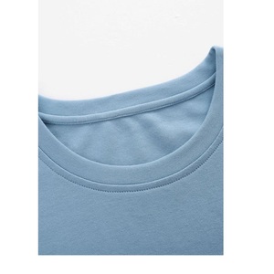 Nuevo estilo Diseño único Tallas grandes Transpirable Oversize Drop Shoulder Plain Solid Hombres Camisetas de algodón Tela personalizada Verano - Product Image 6