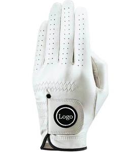 Gants de golf en peau de mouton véritable, antidérapants, fermeture auto-agrippante, prix le plus vendu, toutes tailles disponibles, pour hommes. - Product Image 1
