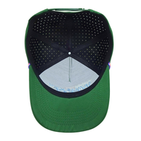 Casquettes de baseball en tissu éponge brodées sur mesure de haute qualité, fabriquées au Vietnam, respirantes avec trous découpés, style décontracté, sportif, hip-hop, avec cordon en nylon