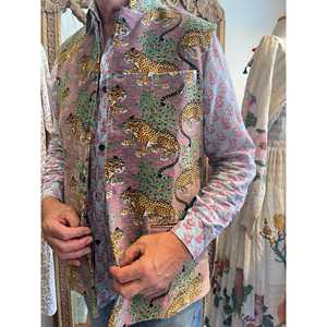 Mens Luxury Vintage Nehru <b>Jacket</b> 'Velvet Jungle Dreaming' <b>Smart</b> Casual Mandarin Collar Zippered Closure Spandex Material XS XL - Product Image 4