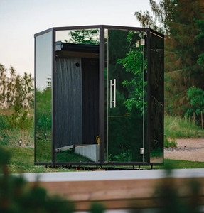 Sauna de Vidrio de Lujo para 7 Personas para Exteriores + Envío Gratuito - Product Image 1