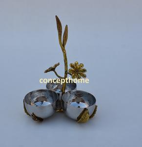 Moderno y Lujoso Frutero de Acero Inoxidable Hecho a Mano, Ecológico, para Hogar, Hotel, Restaurante, Fiestas, Decoración Festiva - Product Image 2