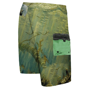 Pantalones cortos de tabla de pesca para hombre 2025, ropa deportiva transpirable de secado rápido, pantalones cortos de tabla de poliéster 100% atléticos - Product Image 3
