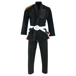 สีดำงานพิมพ์โลโก้ออกแบบได้ตามต้องการใหม่ล่าสุดเครื่องซักได้เครื่องแบบ Jiu Jitsu ศิลปะการสมรสโดยอุตสาหกรรมที่น่าตื่นตาตื่นใจ - Product Image 1