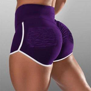 2025 femmes taille haute Yoga pantalon Shorts à la mode corps Fit rétréci conception haut à la mode adulte vêtements de sport poche course Yoga - Product Image 1