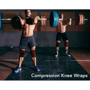 High Quality Powerlifting and Weightlifting Knee Wraps Support For Gym Training and Breathable Knee Wraps - Product Image 5