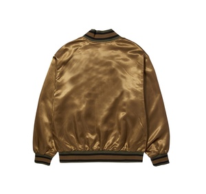 Premium Satin Varsity <b>Jackets</b> <b>Baseball</b> <b>Bomber</b> <b>Jackets</b> Men Classic Athletic Streetwear Front Logo Custom <b>Jacket</b> - Product Image 2