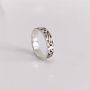 Eautiful-Anillos xidizados de 925 Spara el hogar, anillos redondos de ndia en material de goma - Product Image 3