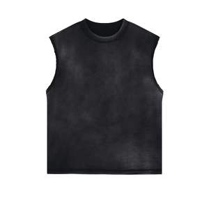 2025 personnalisé hommes coton plaine débardeurs nouvelle mode Muscle Fit Gym gilet Logo pour décontracté entraînement course personnalisable Gym - Product Image 1