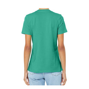 เสื้อยืดเอวลอยสำหรับผู้หญิงทรงสลิมฟิตสำหรับใส่ได้ทั้งชายและหญิงผ้าฝ้ายขนาดใหญ่พิเศษแบบกำหนดเองคอกลมลำลองคุณภาพสูงสำหรับฤดูร้อน - Product Image 5