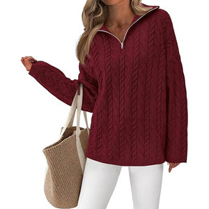 Premium Women Quarter Zip <b>Sweatshirt</b> Soft Stretch Performance Pullover Long Sleeve Fitness <b>Yoga</b> Outdoor Casual Everyday Wear - Product Image 1
