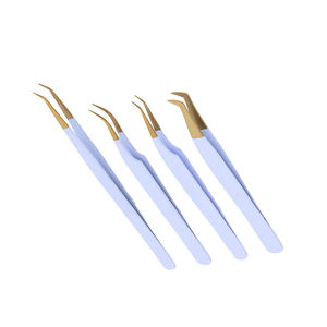 Meilleures ventes de pinces d'extension de cils non magnétiques en acier inoxydable de haute qualité Conception à pointe pointue - Product Image 2