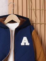 Blouson universitaire d'hiver personnalisé OEM avec logo brodé pour hommes et femmes, en laine fine/soie, avec patchs en chenille et col montant à lettres