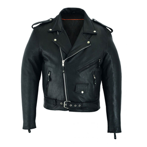 Chaqueta de cuero para hombre o estilo primavera otoño abrigo ajustado de cuero natural chaquetas de cuero personalizadas para hombre 2025 - Product Image 6