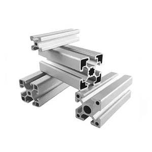 Profilé extrudé personnalisé 6061 6082 6063 <span class=keywords><strong>60x60</strong></span> Extrusion à rainure en T en aluminium à 3 fentes - Product Image 1