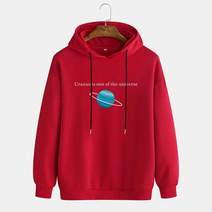 OEM Hombres Sudadera con capucha de invierno 100% Algodón Antiarrugas Diseño de gran tamaño Logotipo impreso personalizado Color sólido Sudaderas con capucha al por mayor - Product Image 1