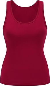 Camisolas personalizadas para mujer, fabricante de camisetas transpirables de diseño moderno de algodón orgánico para abrazar el cuerpo, camisetas sin mangas para mujer - Product Image 2