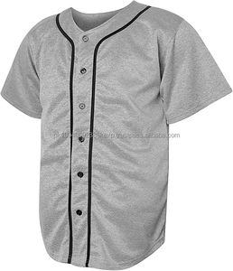 Customizable Button-Down Baseball Jerseys for Adults Unique Design Breathable Feature Made Factory Casual Wear Softball Wear - Product Image 2