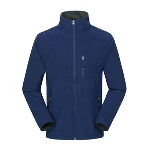 Veste Softshell de sport personnalisée unisexe 2025 grande taille imperméable coupe-vent élégant design uni pour hommes femmes extérieur polaire - Product Image 4