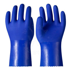 Best Selling High Quality <b>PVC</b> <b>Gloves</b> Custom Design Durable and Fireproof Direct Factory Sale Solid Color Hand Arm Protection - Product Image 1