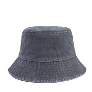 Chapeau seau réversible double face unisexe en coton d'été couleur unie pêcheur décontracté style hip hop pour le cyclisme, la plage et la pêche - Product Image 4