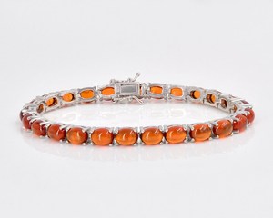 Hassonite ธรรมชาติที่ดีที่สุดสร้อยข้อมือ925เงินเทนนิสสร้อยข้อมือสุดหรูของขวัญสำหรับผู้หญิง - Product Image 3