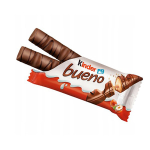 Barre de chocolat blanc Kinderr Bueno de haute qualité 43g, prix d'usine en gros, meilleure qualité de bonbons sucrés, approvisionnement en vrac - Product Image 2