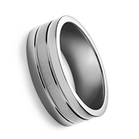 Hochwertige Edelstahl-Ringrohlinge – Beliebtes Produkt mit Schlichtem Design – 8mm Edelstahlringe für Herren