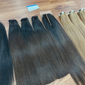 Top Choice Bone Straight Extensiones de cabello vietnamita Shinny Hair Personalizar colores RTS Precio al por mayor - Product Image 1
