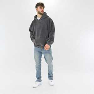 Jean en denim confortable toute la journée pour homme, coupe droite, pour un look décontracté et urbain, jean droit respirant pour homme - Product Image 6
