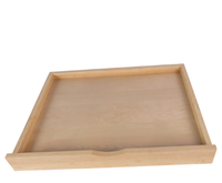 Organisateur de placard coulissant 14x21 en bois massif, étagère tiroir coulissante pour rangement cuisine et salle de bain, écologique pour chaussures et aliments
