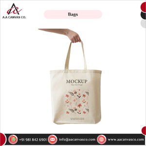 Distributeur mondial vendant des sacs fourre-tout pliables en toile de coton écologique de qualité supérieure à un prix de marché abordable - Product Image 2