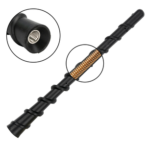 Universale 7 "auto breve gomma Radio AM/FM segnale a spirale Antenna albero per Dodge Jeep Chrysler Fiat - Product Image 1