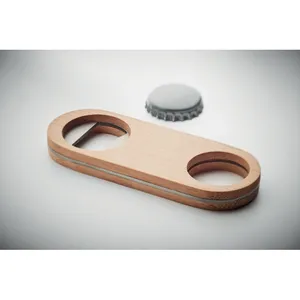 Ouvre-bouteille en bambou personnalisé VALBAMPER, tire-bouchon de qualité supérieure, gadgets - Product Image 1