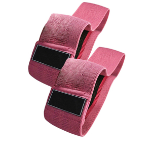 Hip-Glute Ejercicio-Bandas de bucle para hombres Bandas de entrenamiento de estiramiento antideslizantes Ejercicio-Bandas de botín de tela Premium para ejercicio - Product Image 4