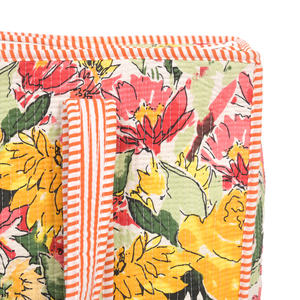 Bolso de mano de algodón ecológico para mujer, bolso de hombro, bolso de compras con bolsillos con cremallera - Product Image 4